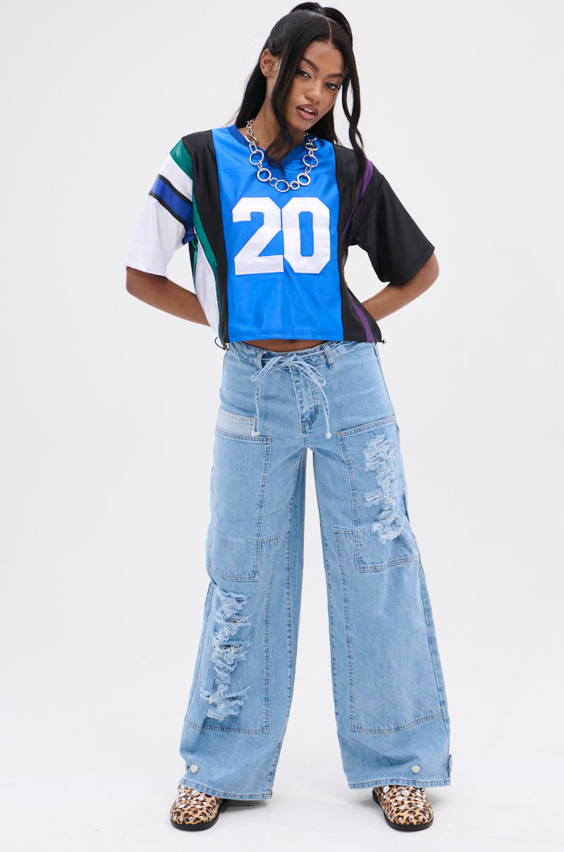 DOWN FOR WHATEVER RELAXED DENIM