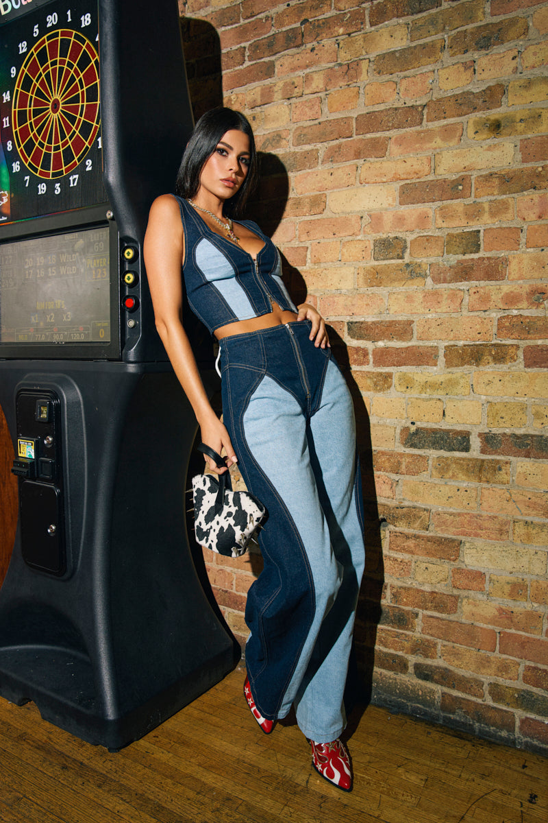 FIRST CLASS RELAXED DENIM PANT