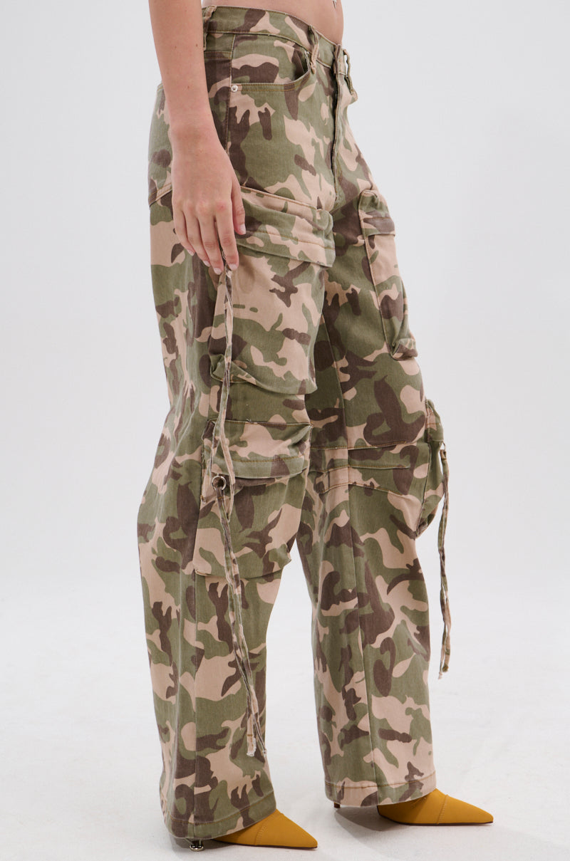 TAKE ME DOWN CAMO CARGO PANT