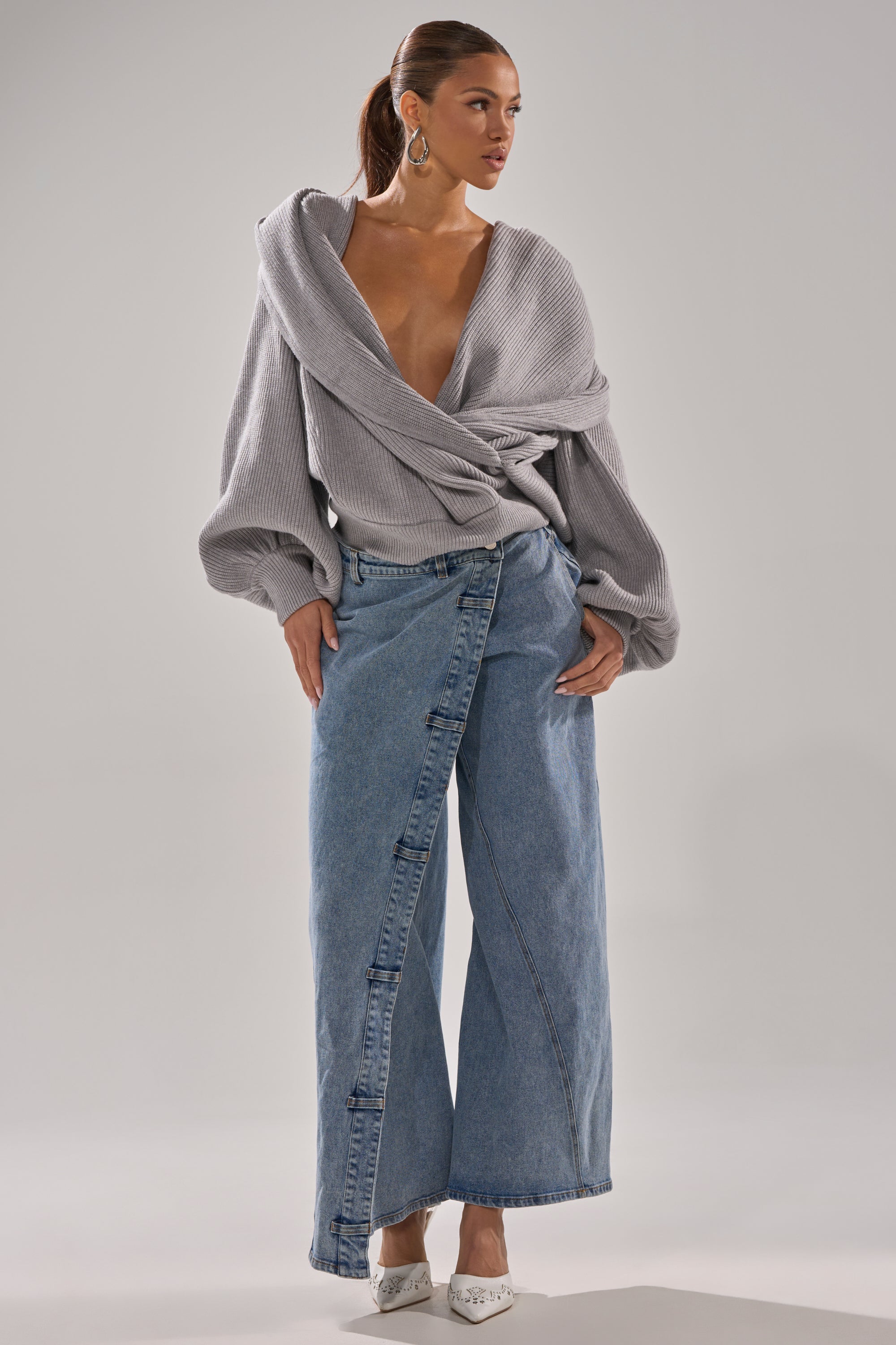 COVERED UP RELAXED DENIM PANT