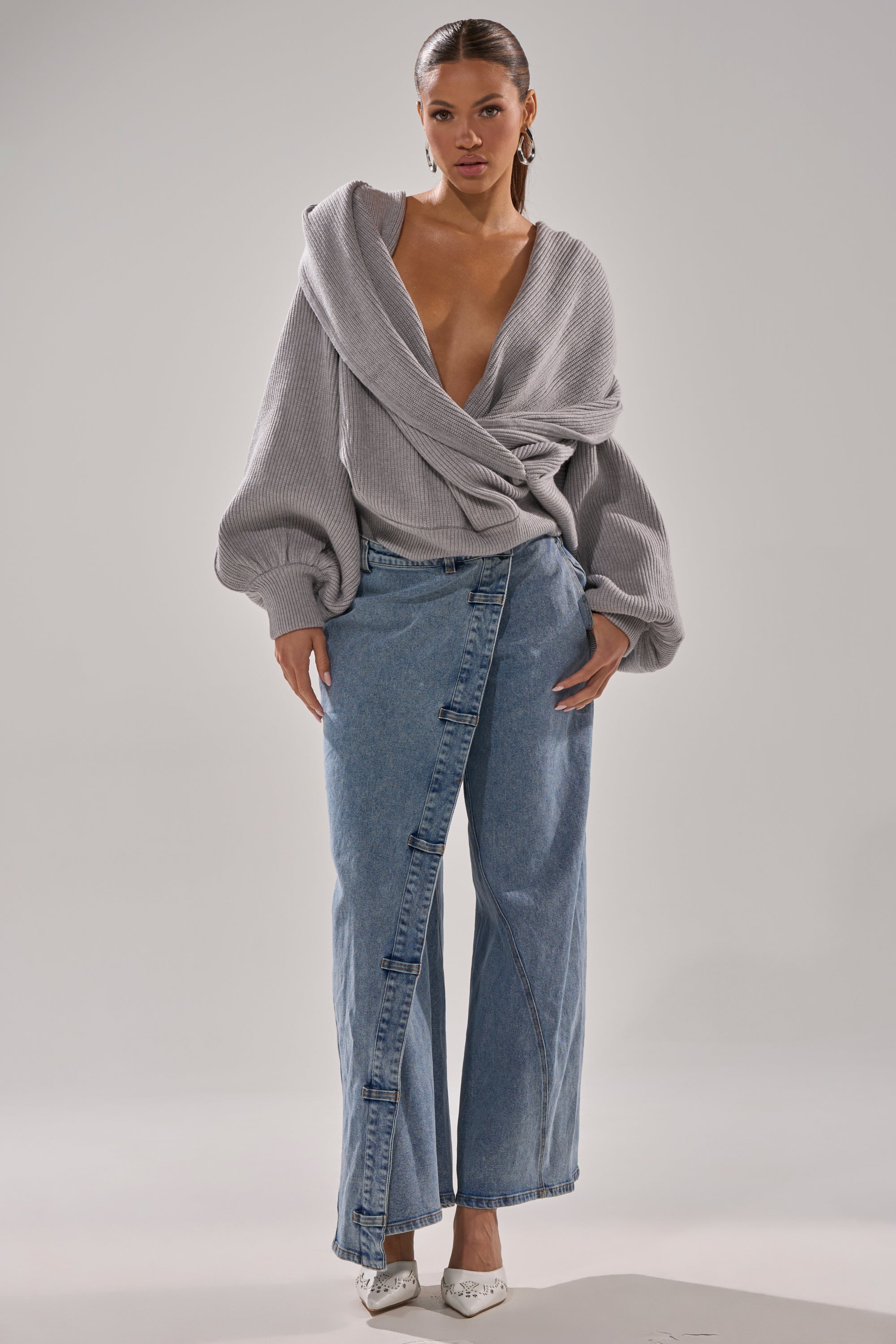 COVERED UP RELAXED DENIM PANT
