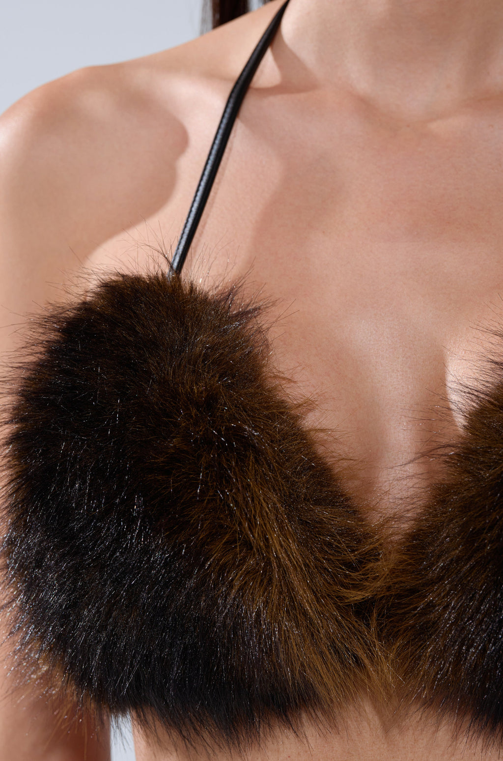 BABY ITS COLD OUTSIDE FUR BRALETTE