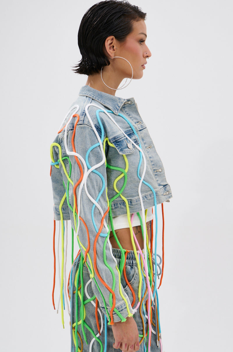 WALK IT TALK IT DENIM JACKET