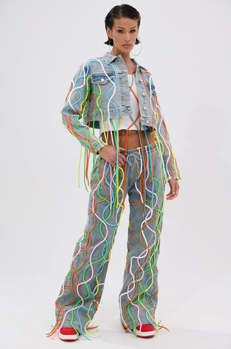 CRAZY FOR YOU DENIM PANTS