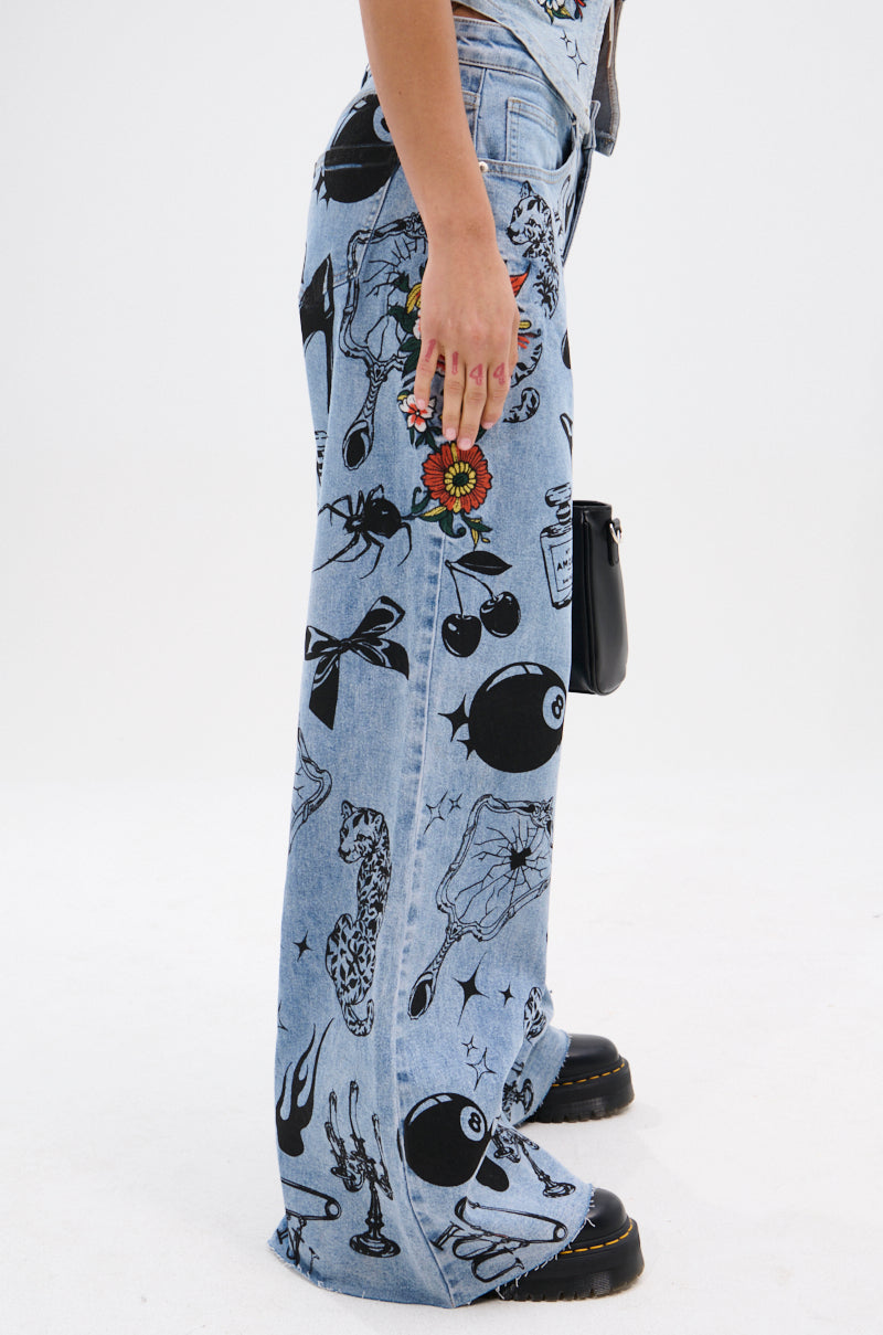 OUT OF MY LEAGUE RELAXED DENIM