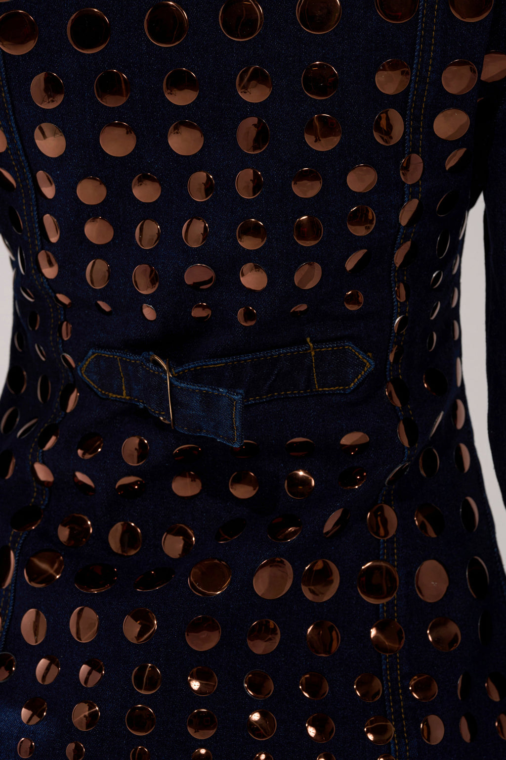 DISCO BABE DENIM BUTTON DOWN