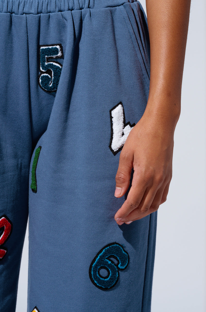 COUNT IT UP! WIDE LEG JOGGER