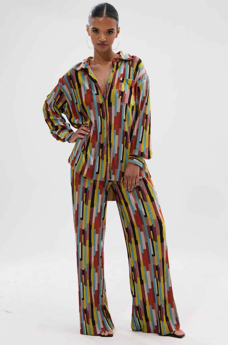 VIBES FEEL GOOD VELVET PALAZZO PANT