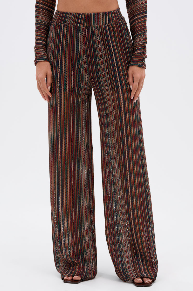 CANDICE STRIPE WIDE LEG PANT