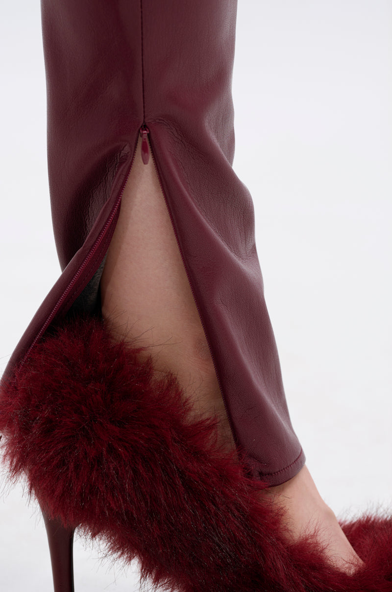 FIRE SQUAD BURGUNDY LEGGING