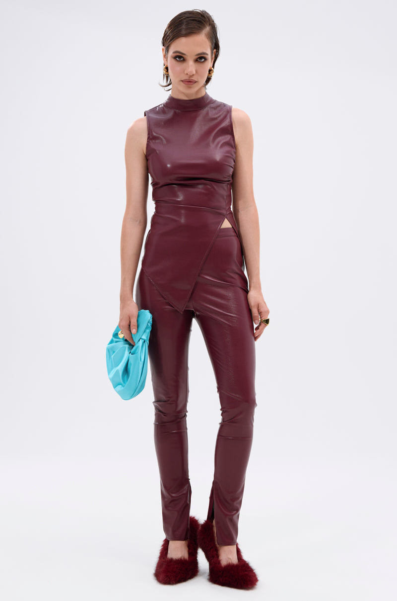 FIRE SQUAD BURGUNDY BLOUSE