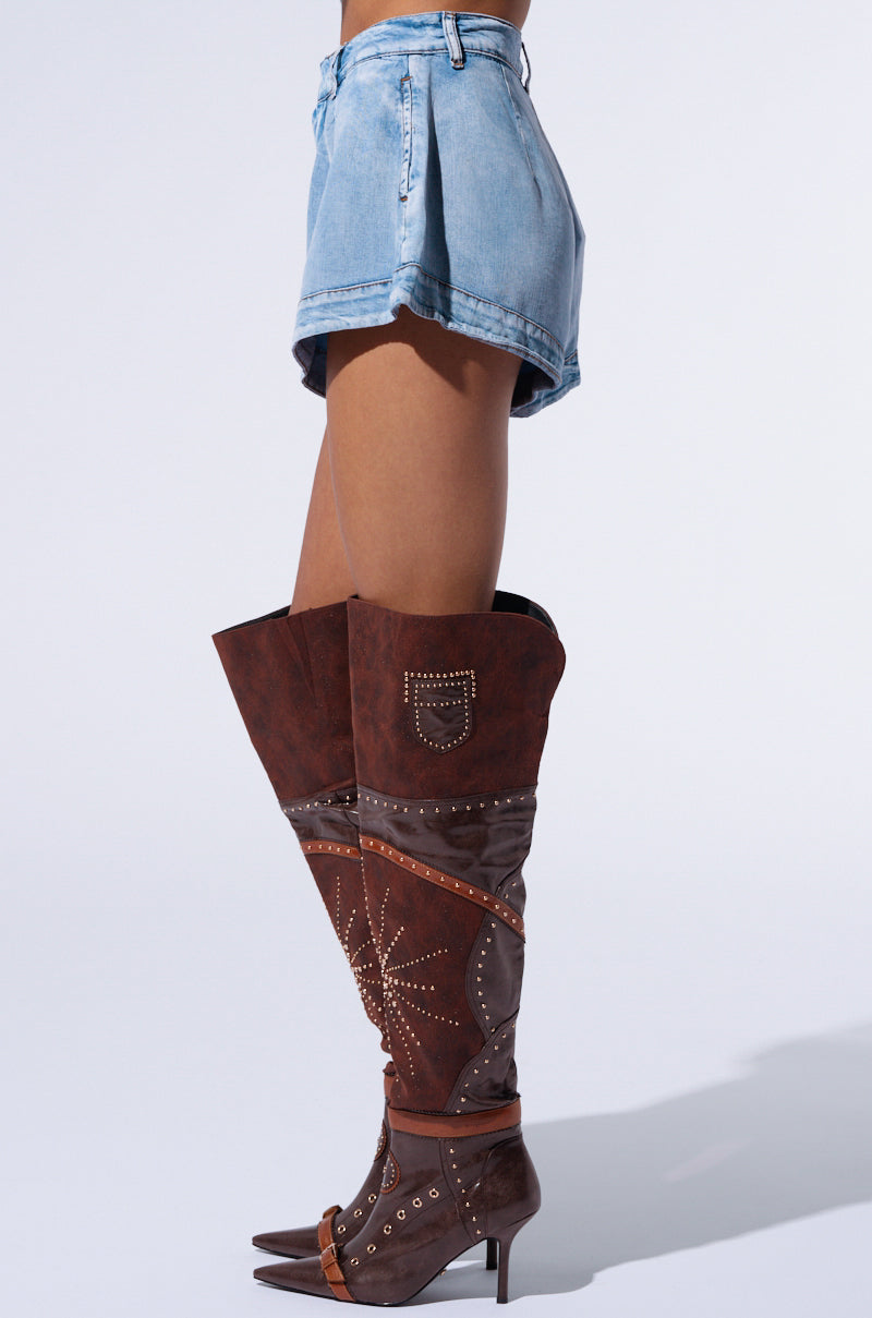 NO APOLOGIES DENIM SHORT