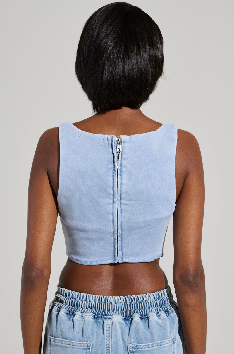 STAY COOL DENIM CORSET