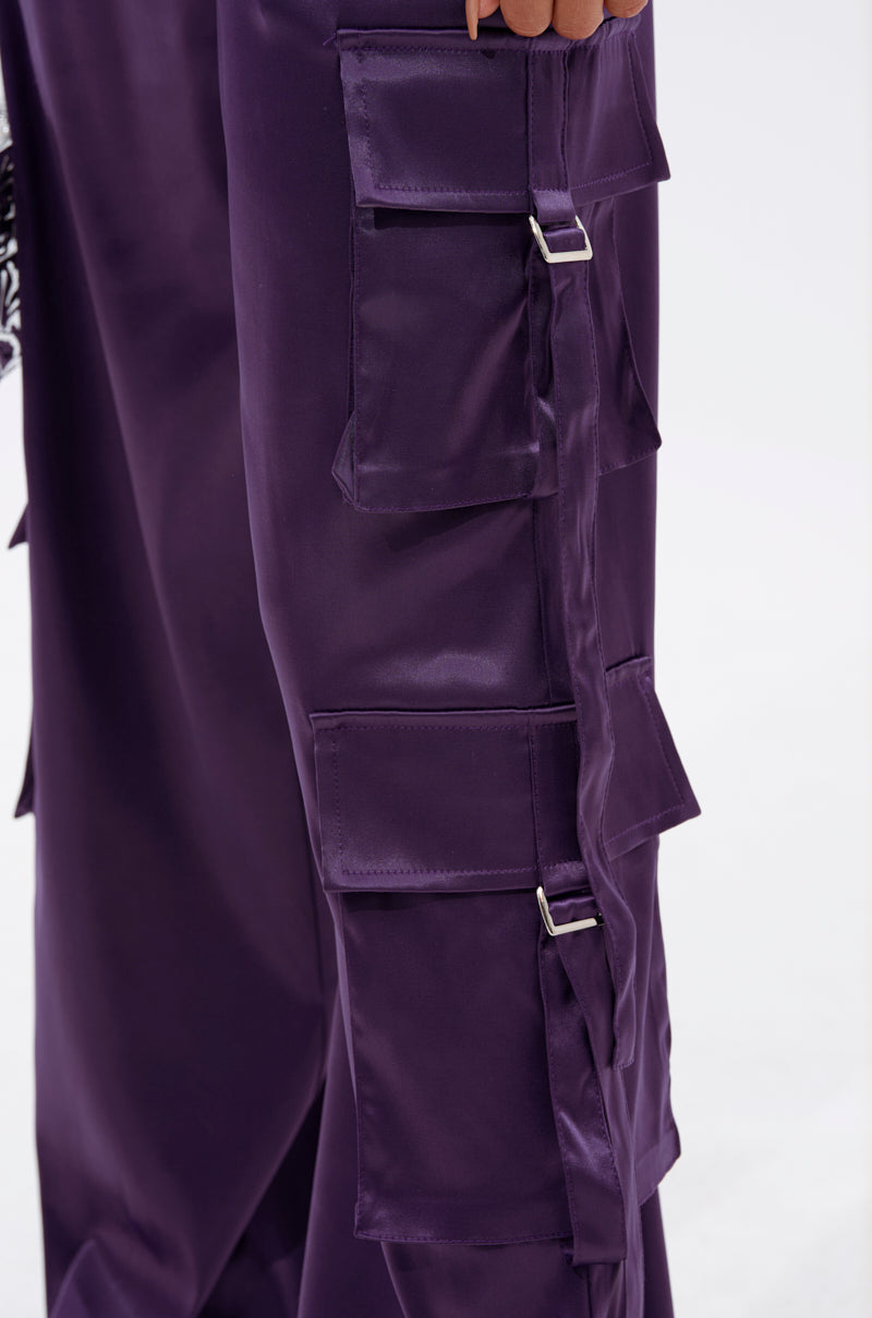 MAYBE ITS YOU SATIN TROUSER