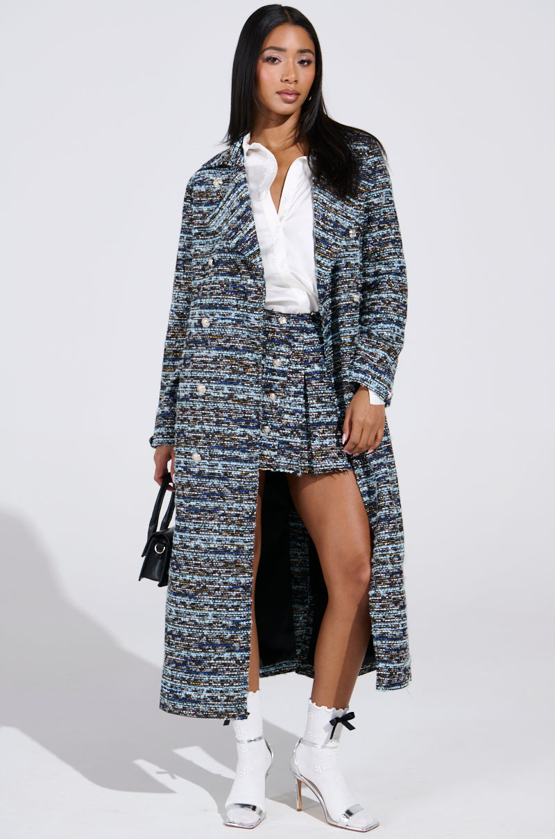 ALZURA TWEED TRENCH