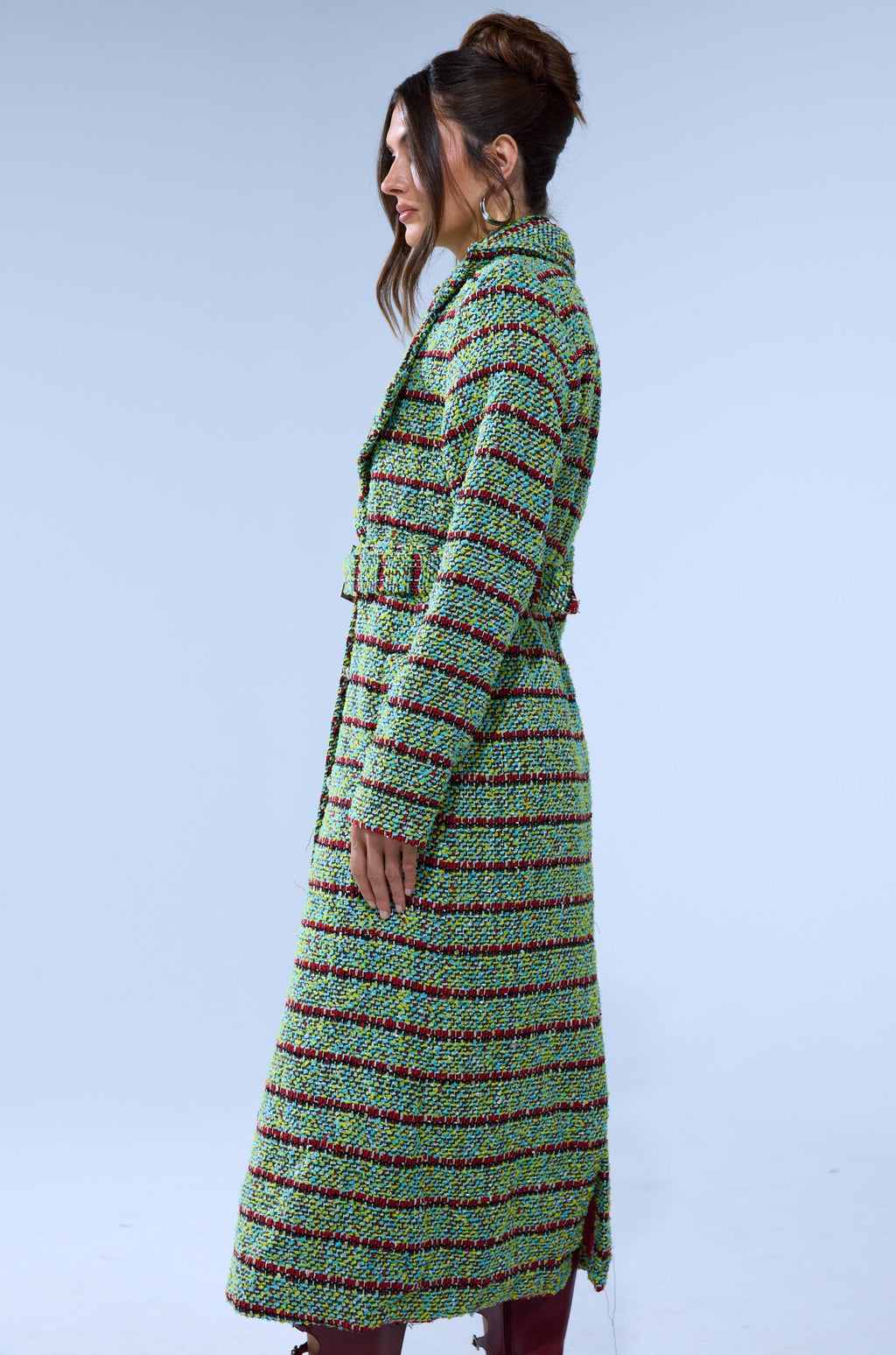 IT'S GIVING LUCK TWEED TRENCH