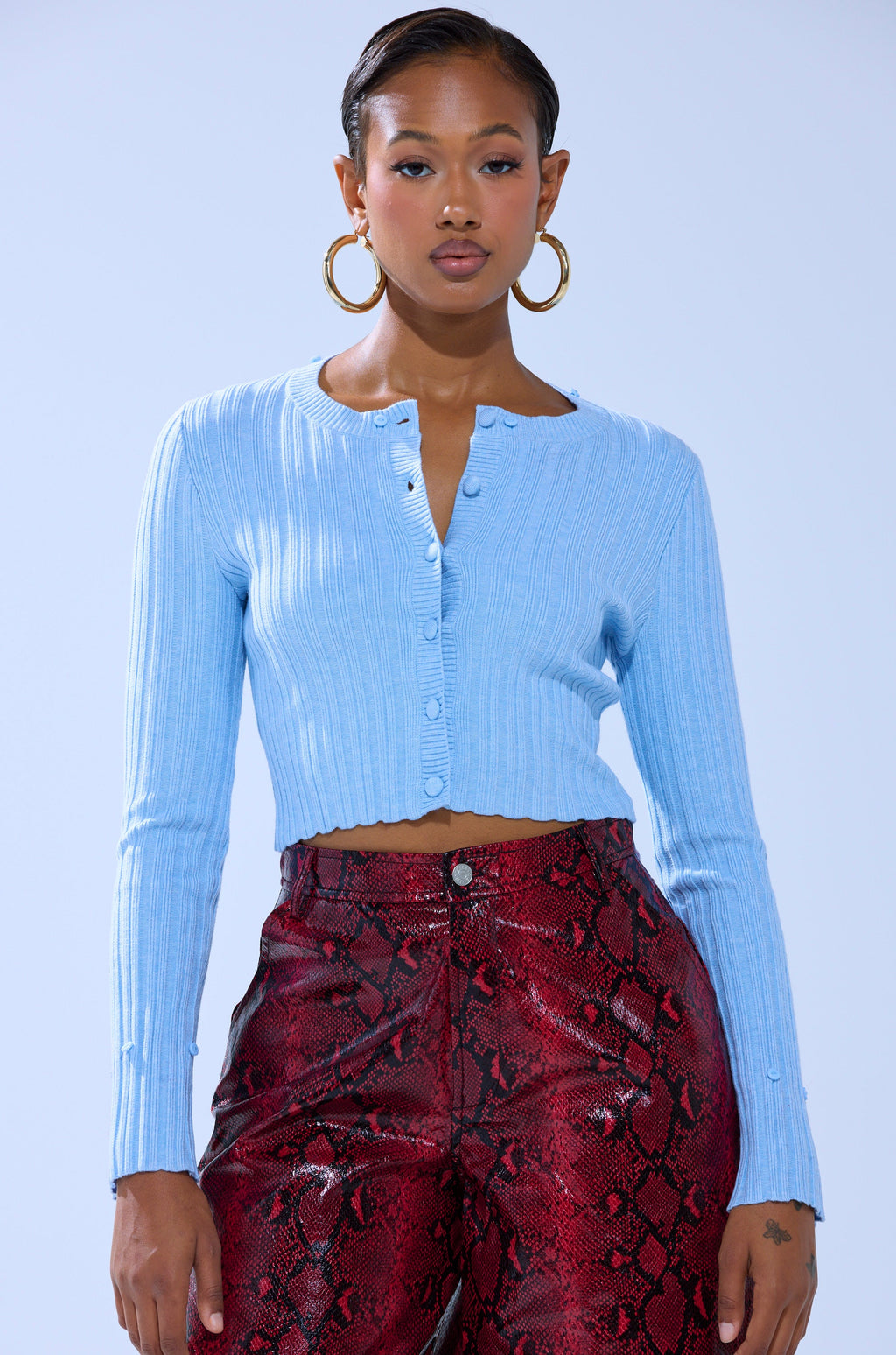 EXTRA IS MY MIDDLE NAME CARDIGAN WITH FUR