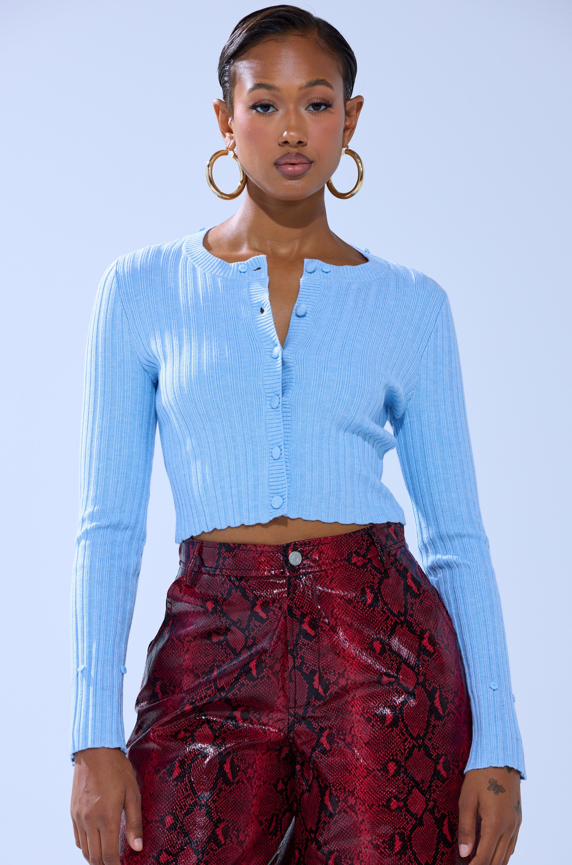 EXTRA IS MY MIDDLE NAME CARDIGAN WITH FUR