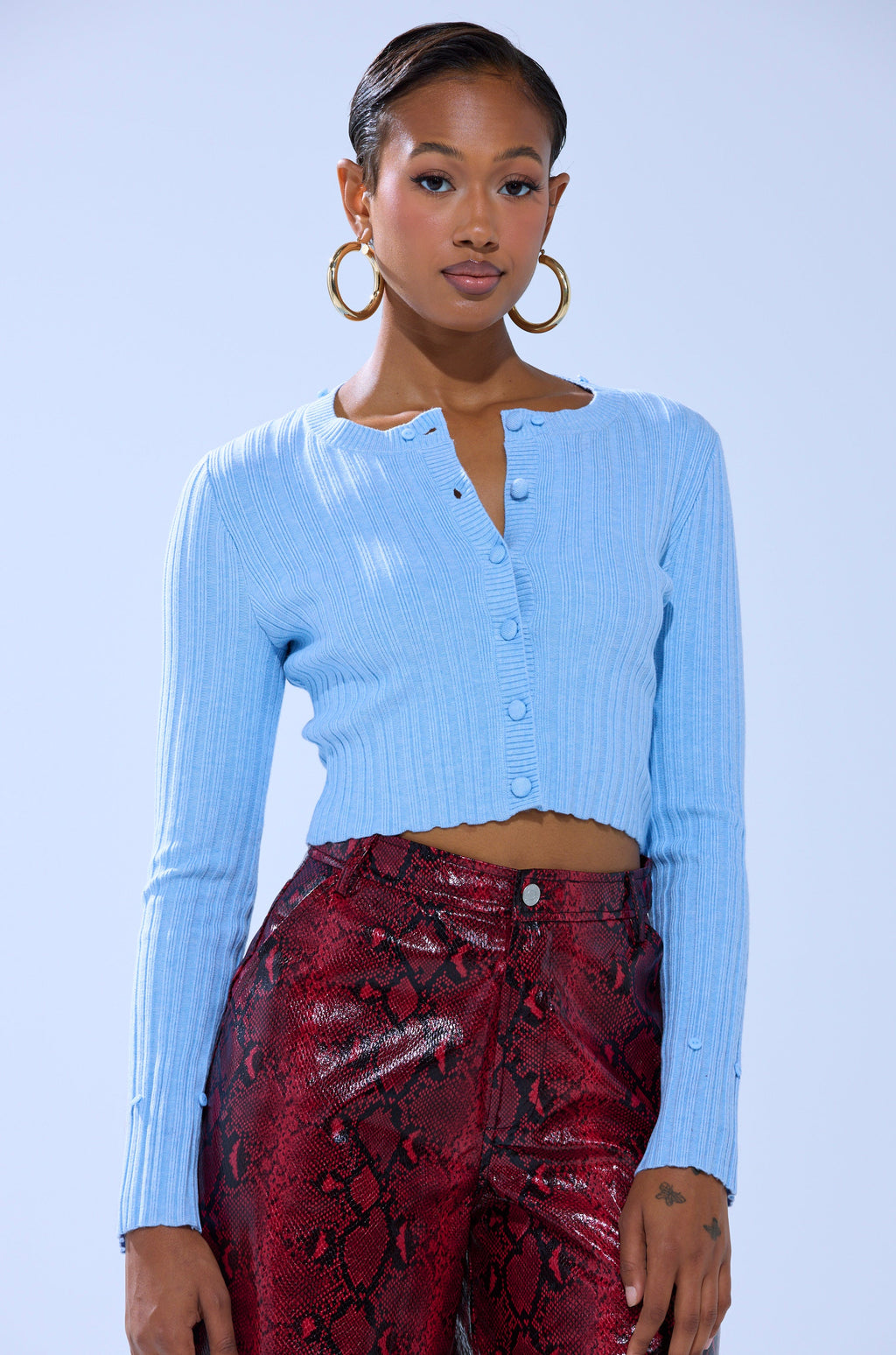 EXTRA IS MY MIDDLE NAME CARDIGAN WITH FUR