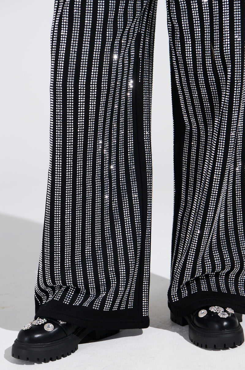 SPARKLE QUEEN WIDE LEG JOGGER