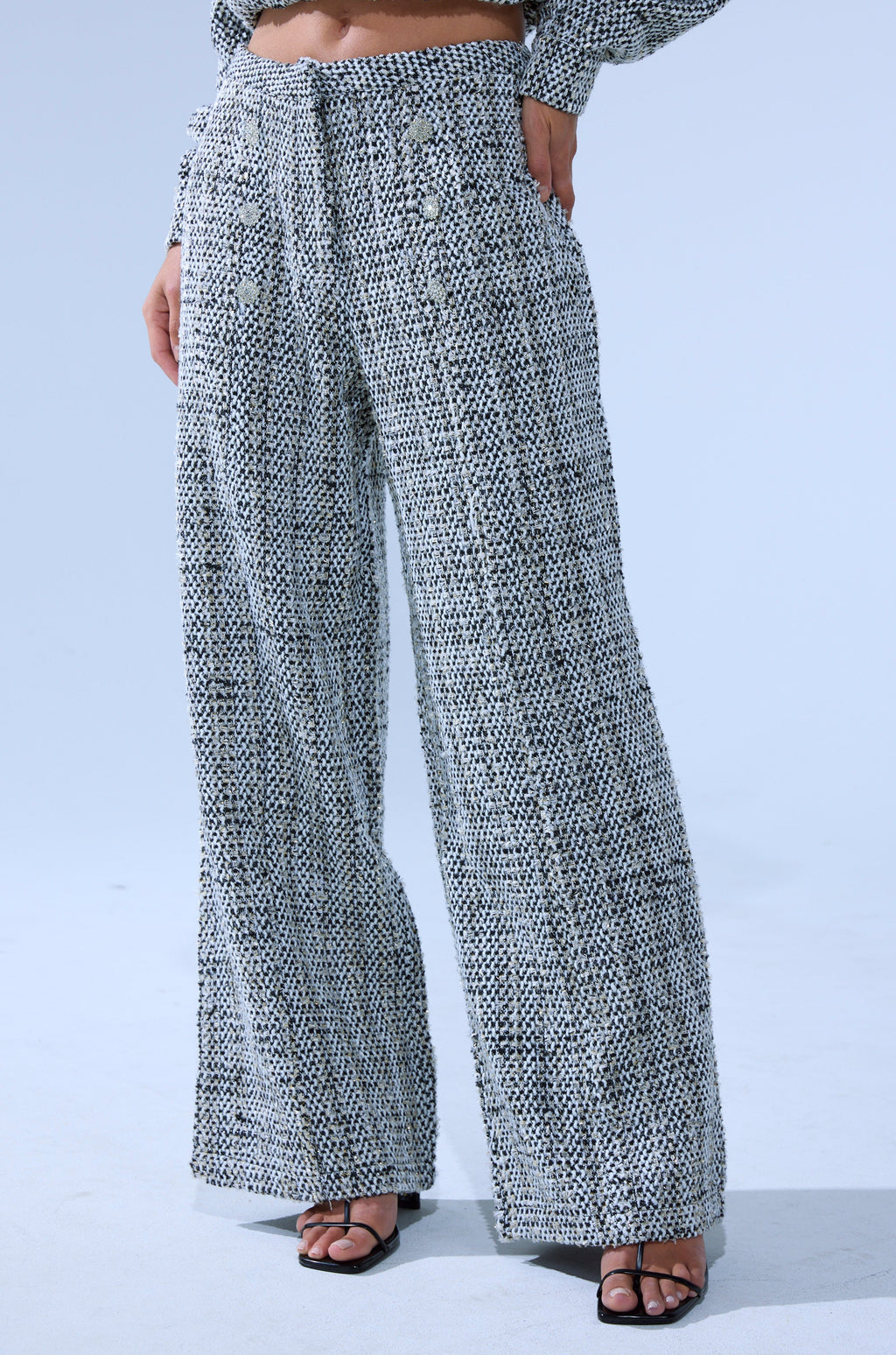 DRESSY VIBES TWEED PANT