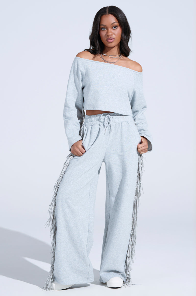 BRINGING IT BACK WIDE LEG JOGGER