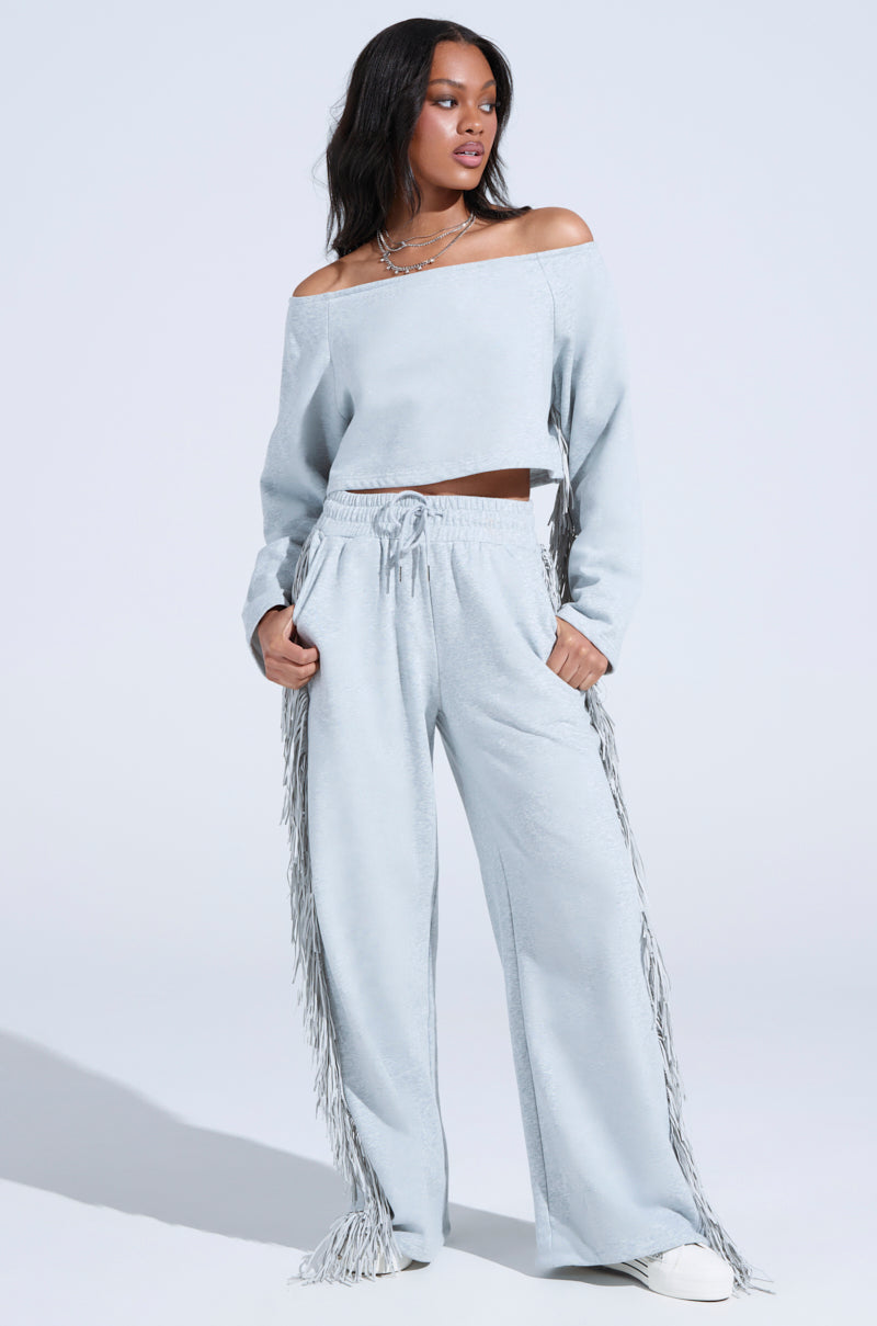 BRINGING IT BACK WIDE LEG JOGGER