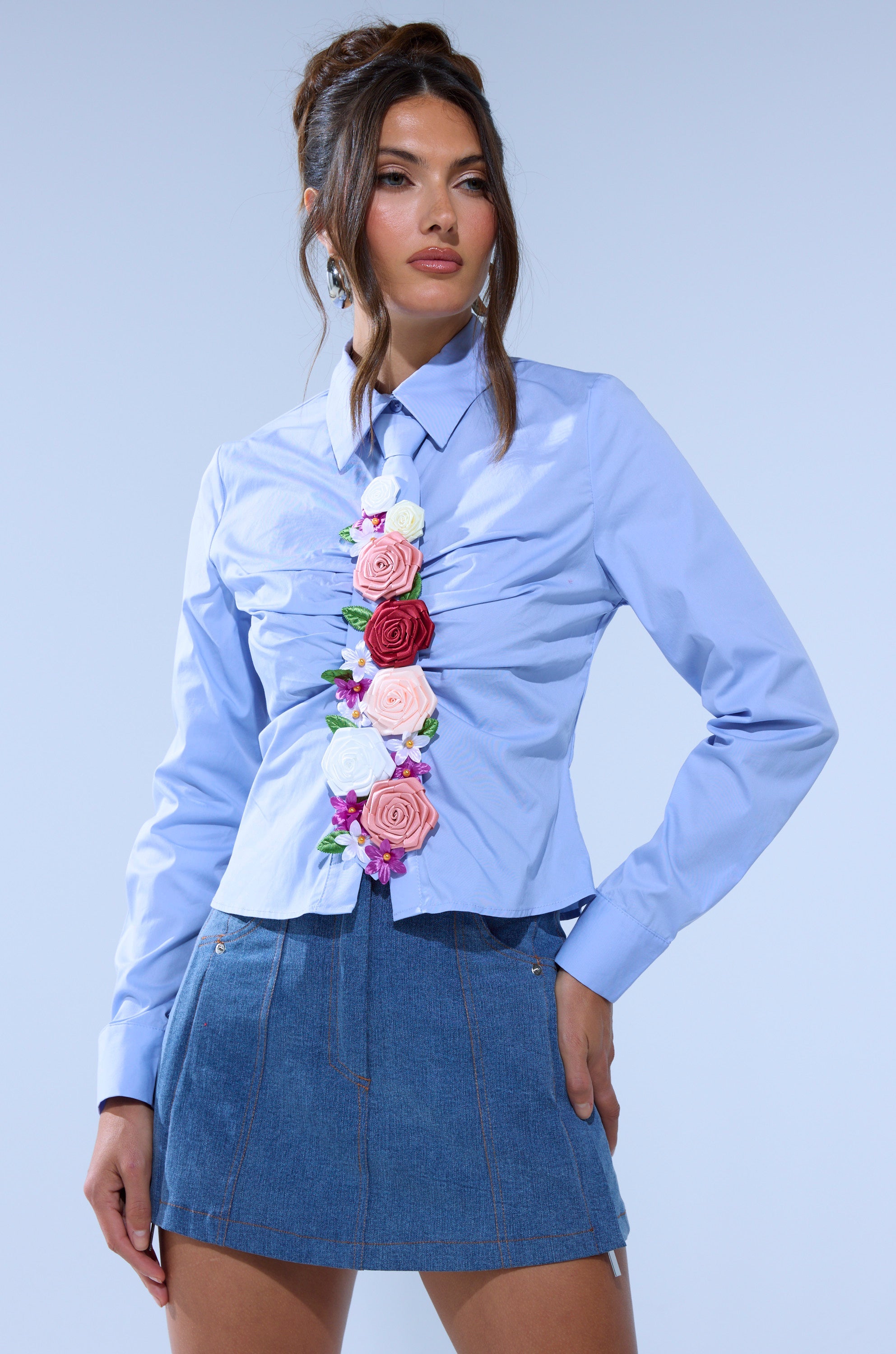 BOUQUET BUTTON DOWN SHIRT