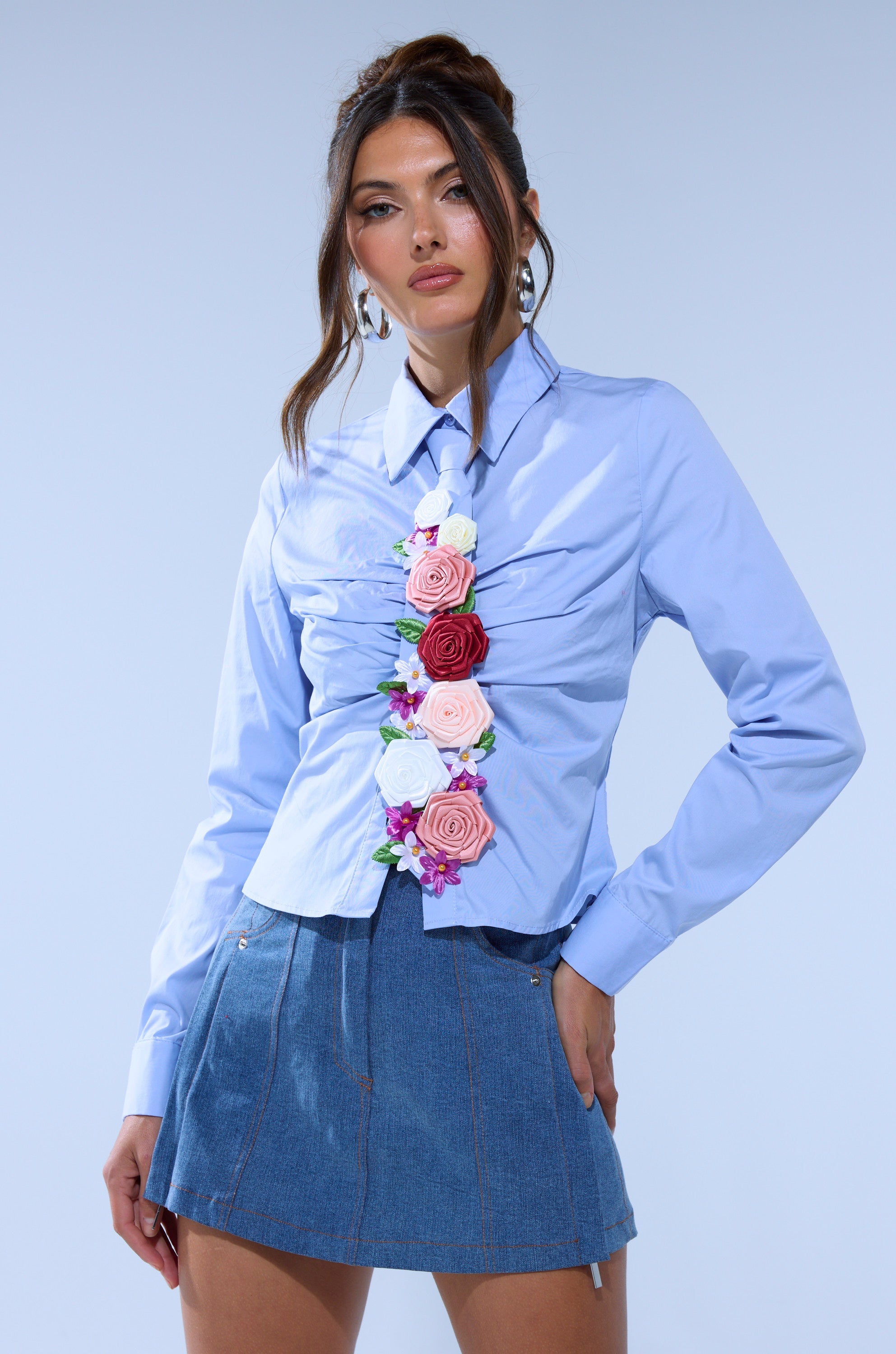 BOUQUET BUTTON DOWN SHIRT