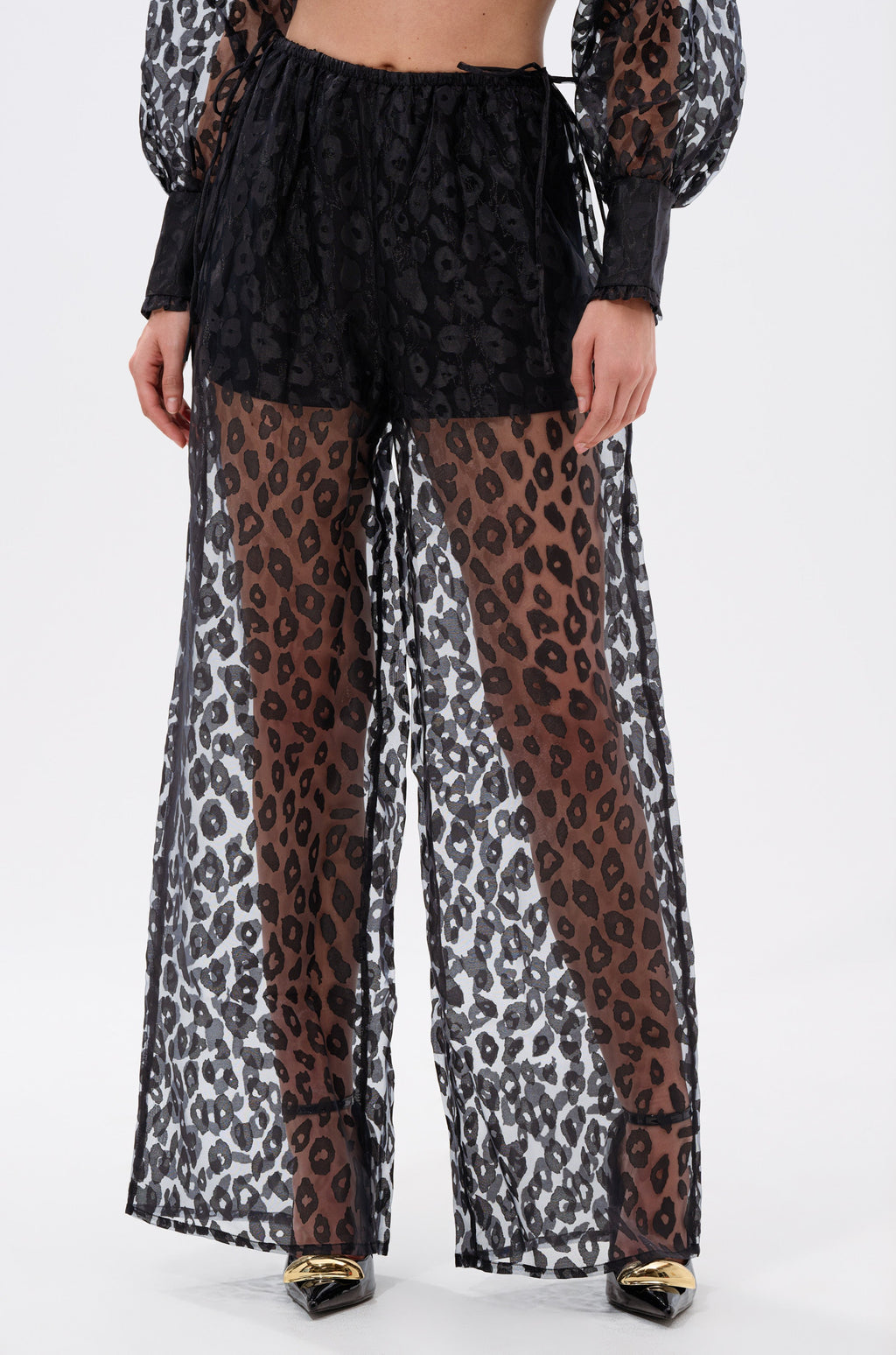 CHEETAH SISTA PALAZZO PANT