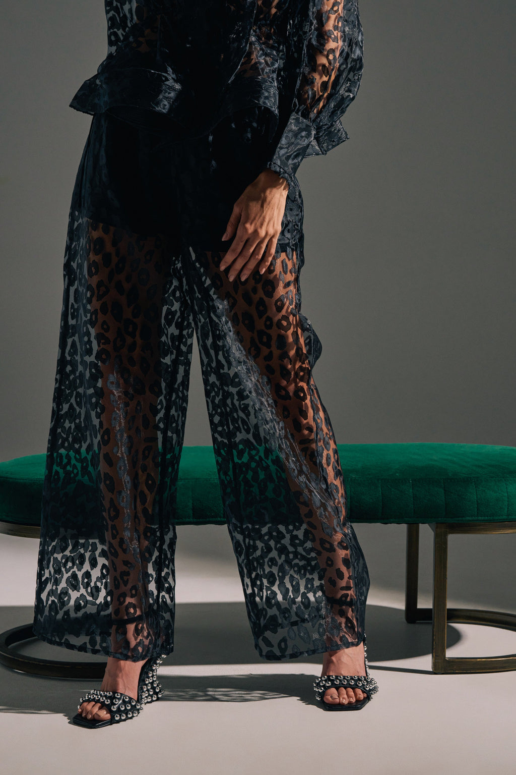 CHEETAH SISTA PALAZZO PANT