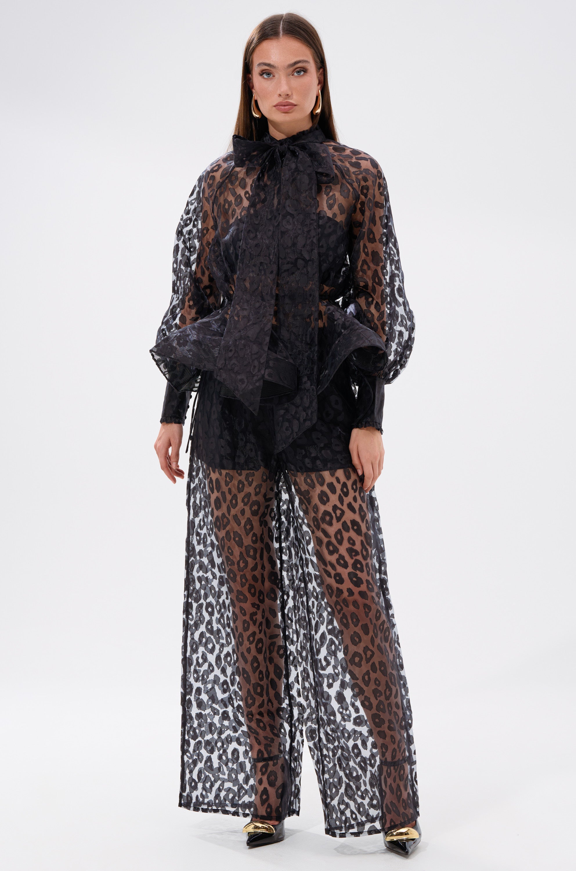 CHEETAH SISTA PALAZZO PANT