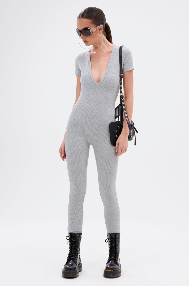 UNFORGETTABLE SHORT SLEEVE JUMPSUIT