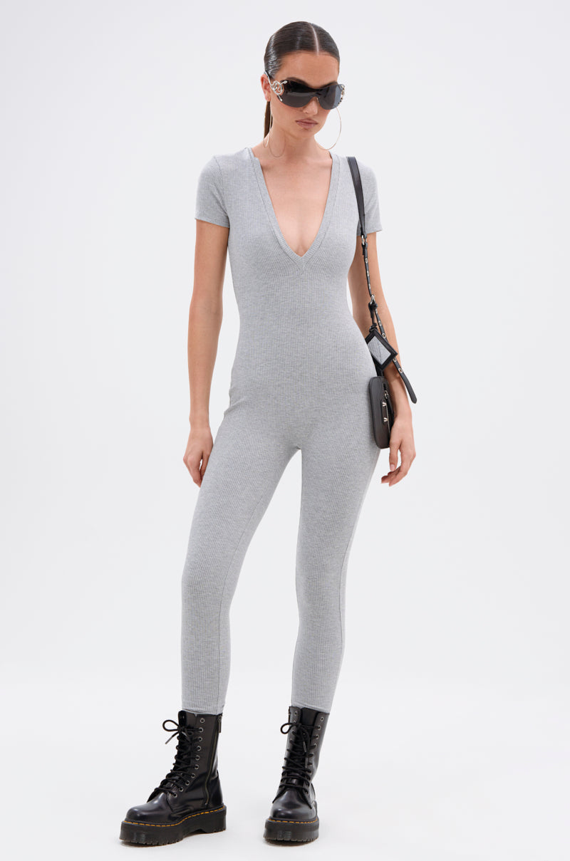 UNFORGETTABLE SHORT SLEEVE JUMPSUIT
