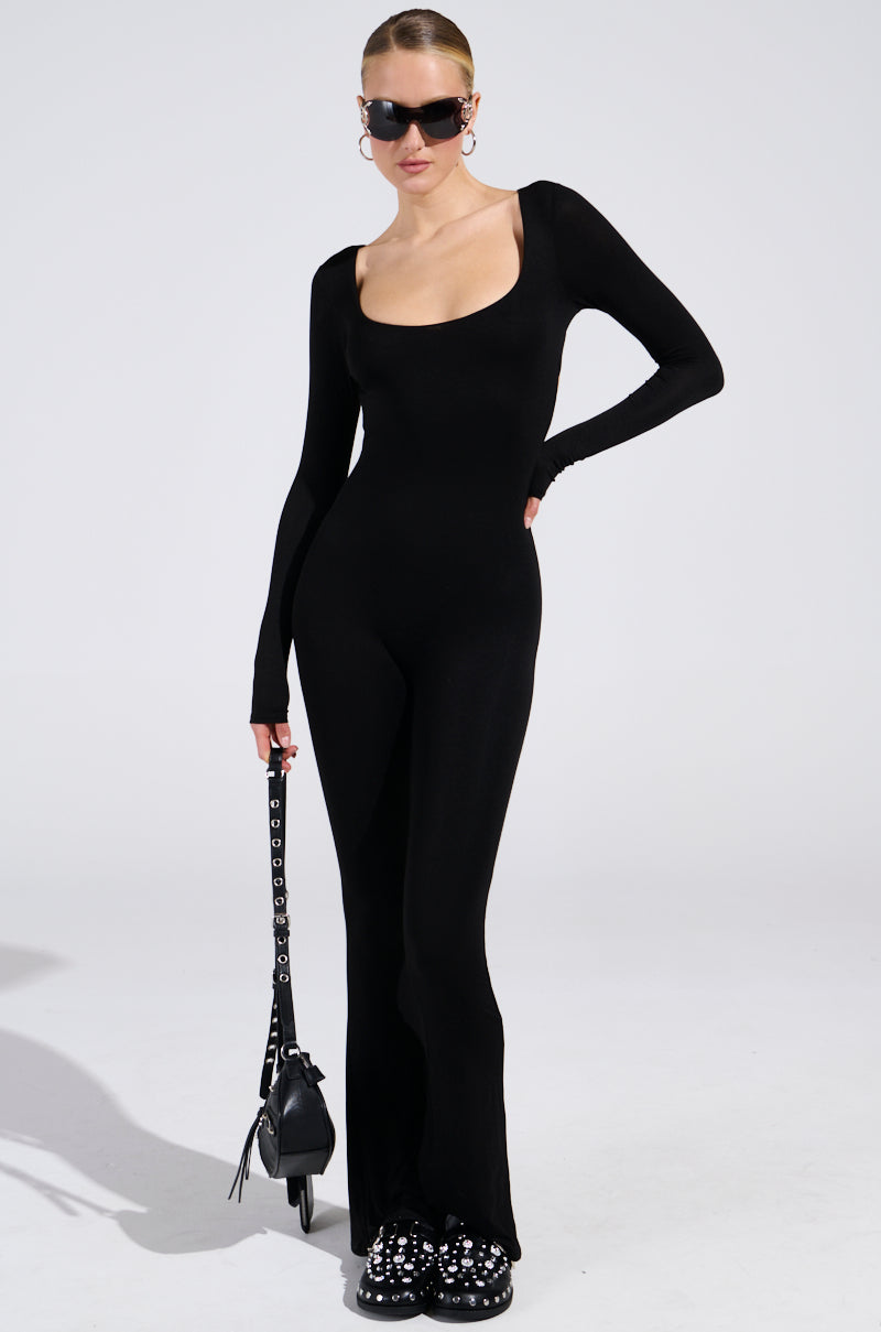 IN YOUR DREAMS JUMPSUIT IN BLACK