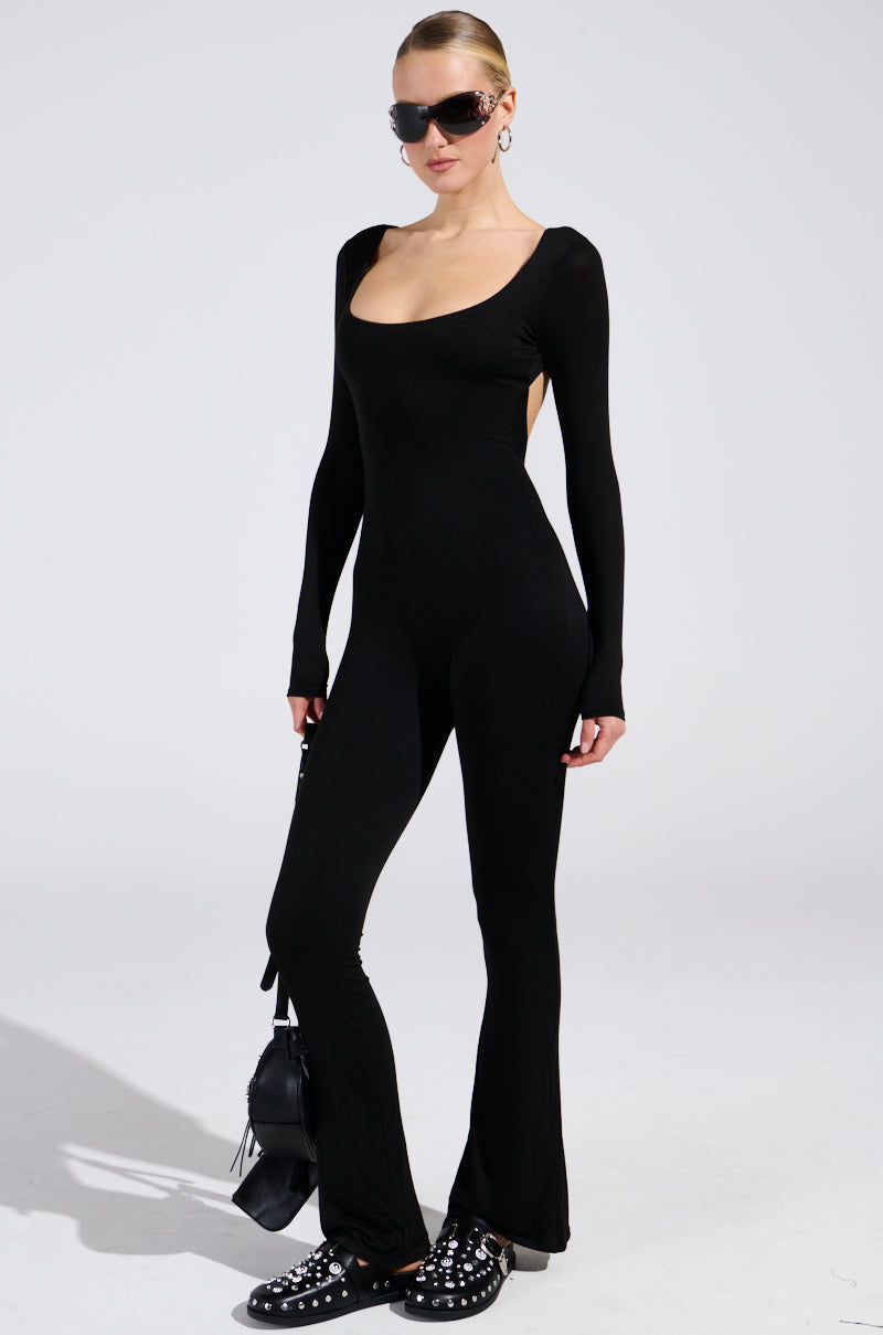 IN YOUR DREAMS JUMPSUIT IN BLACK