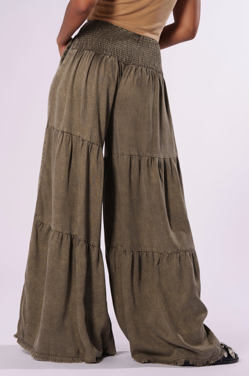 INDIE WASHED WIDE LEG PANT