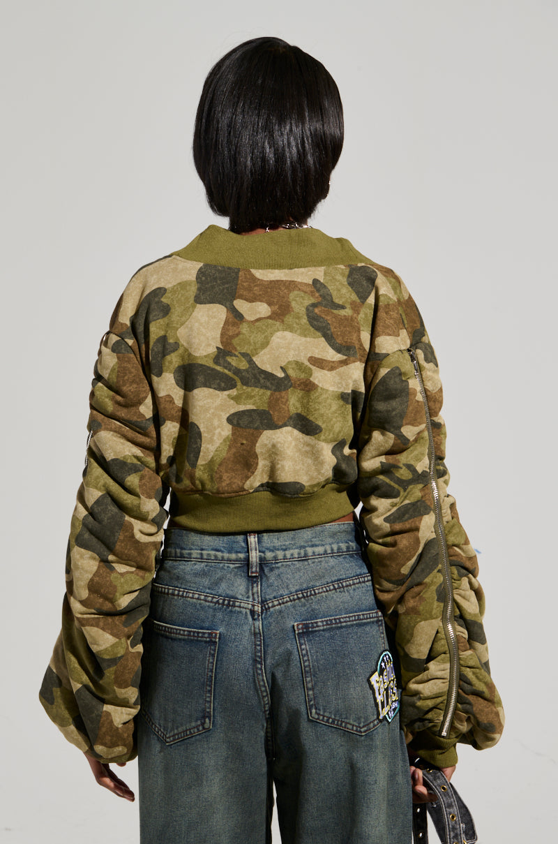 HIGH EXPECTATIONS RUCHED BOLERO