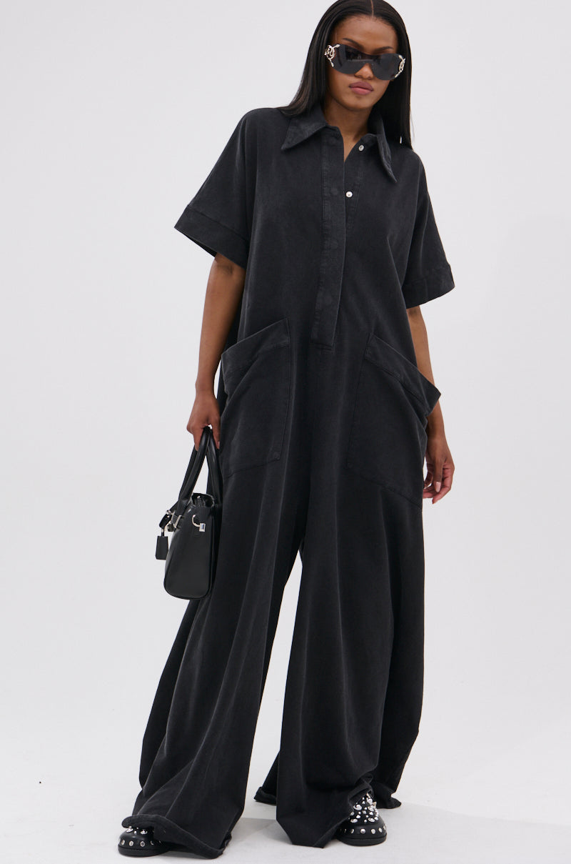 HAPPY HOUR FRENCH TERRY JUMPSUIT