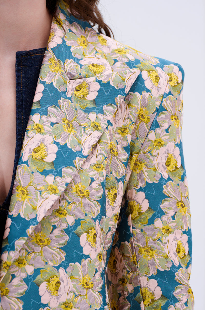 SCARLETT LUXE TRENCH IN BROCADE