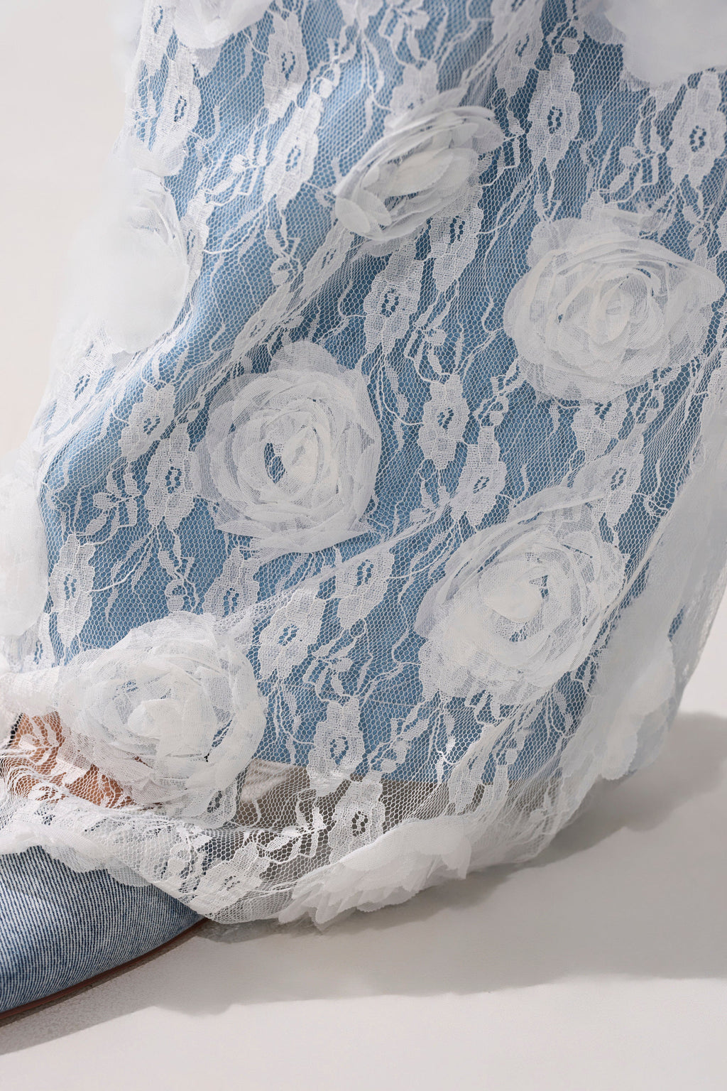 FOLLOW MY LEAD APPLIQUE WIDE LEG DENIM