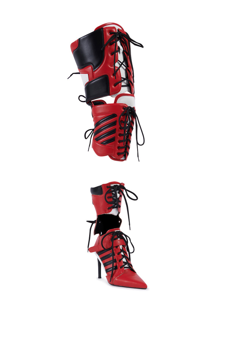AZALEA WANG KANEY RED SPORT 2-1 BOOT