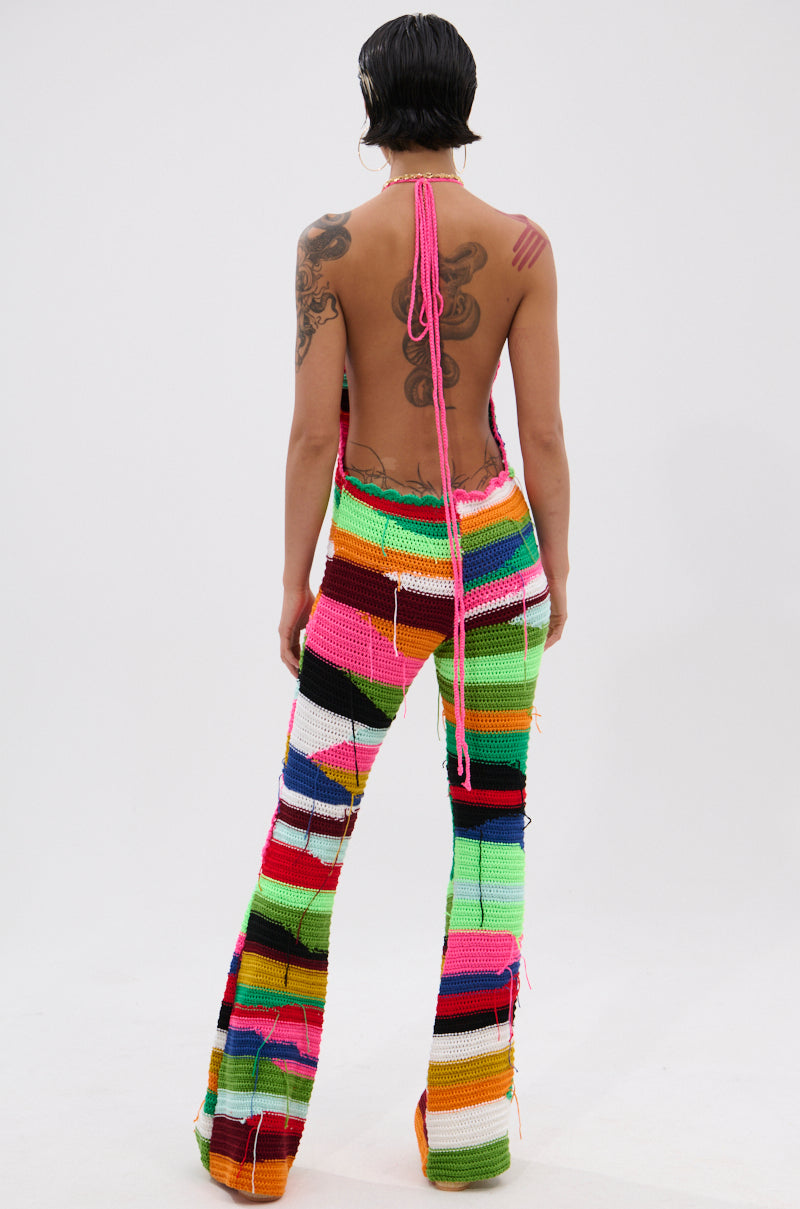 FUNKY TOWN CROCHET JUMPSUIT