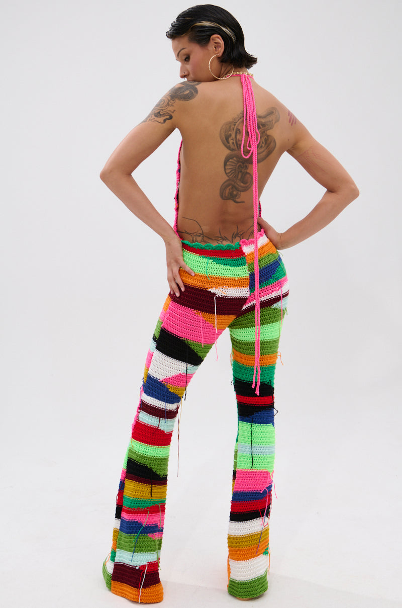 FUNKY TOWN CROCHET JUMPSUIT