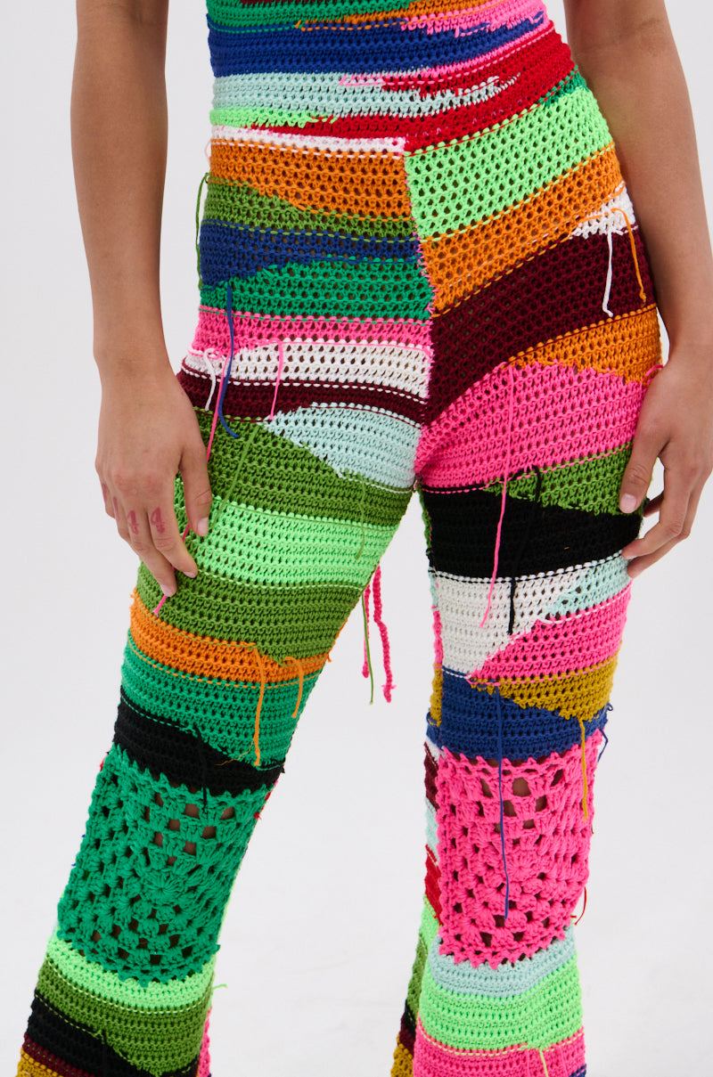 FUNKY TOWN CROCHET JUMPSUIT