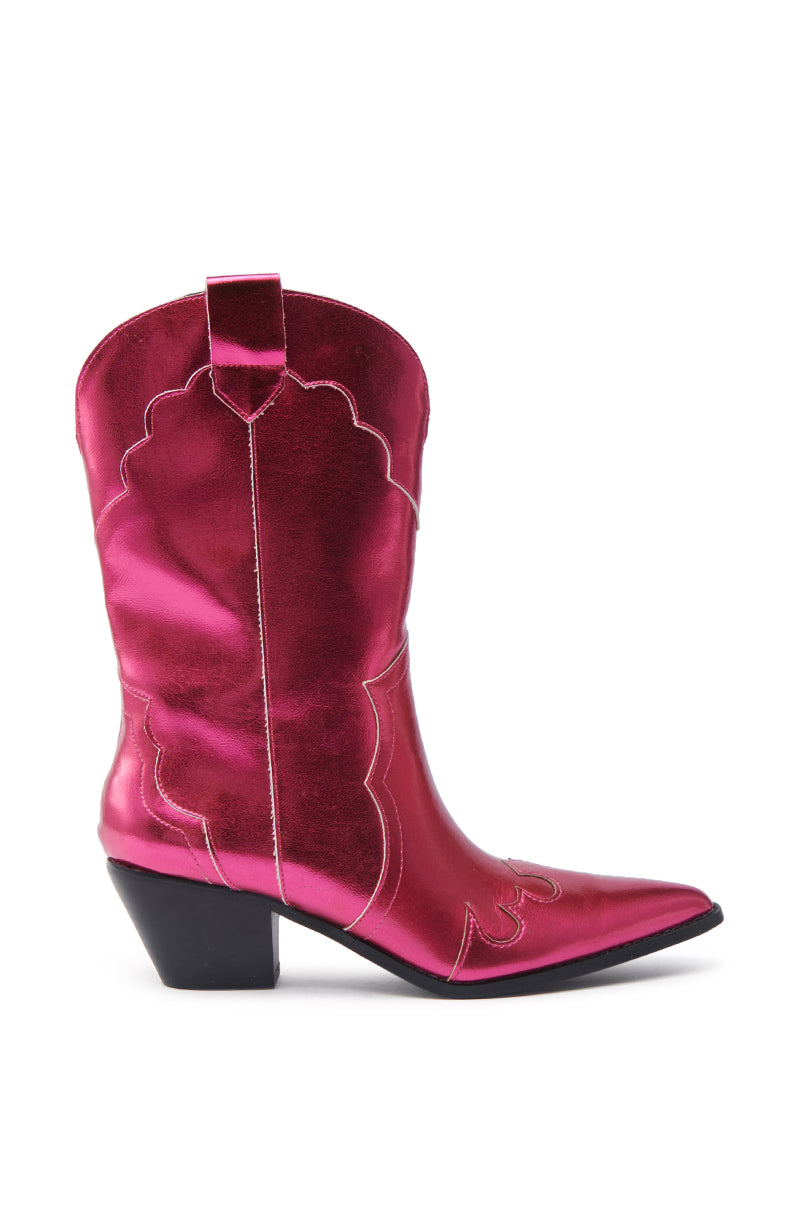 KITTY HOT PINK WESTERN BOOTIE