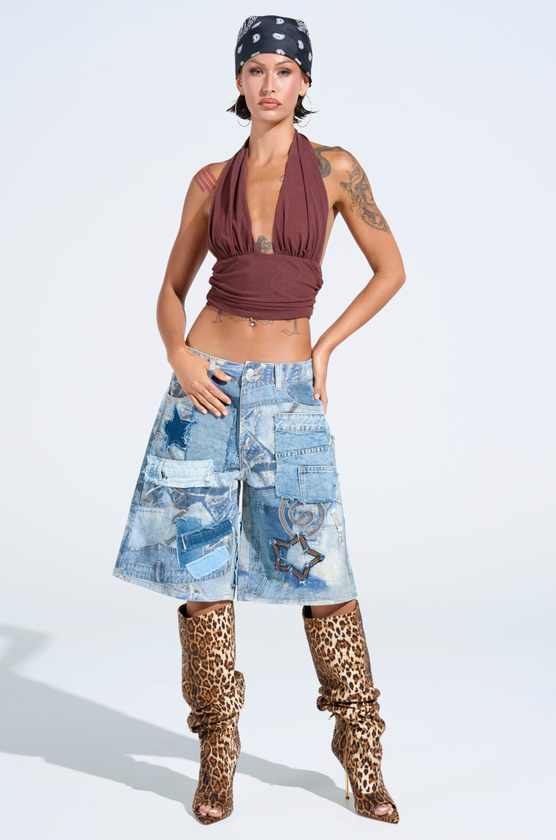 STARS IN THE SKY DENIM SHORT