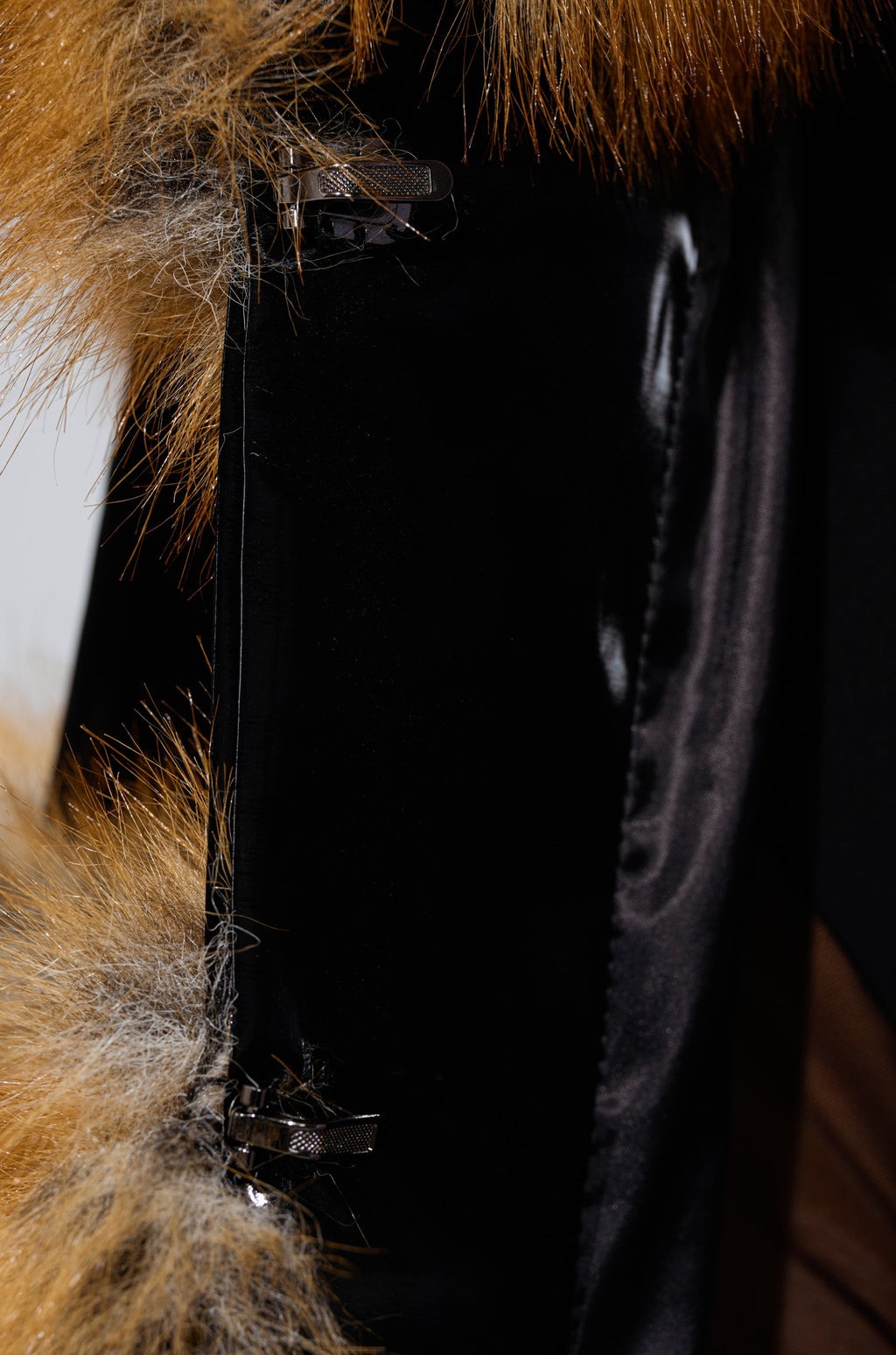 MADDOX PANELED FAUX FUR