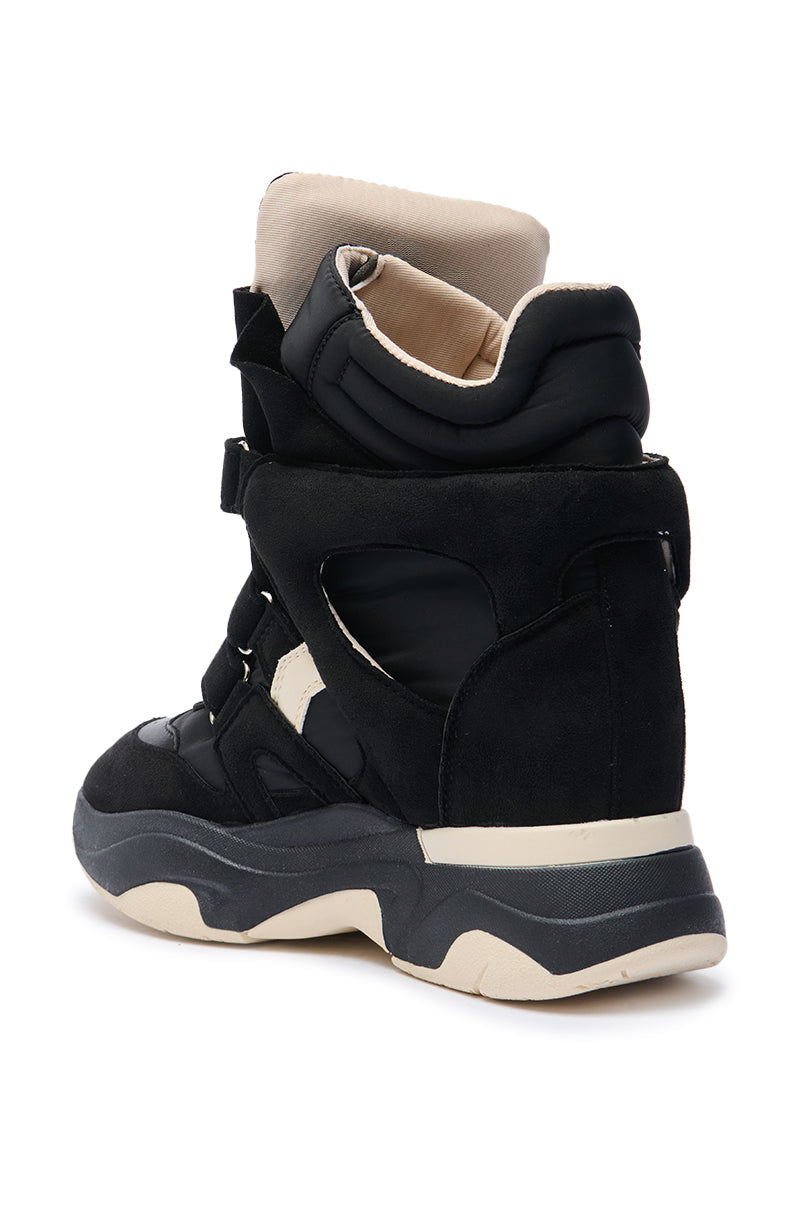 MARANTO CHUNKY BLACK SNEAKER