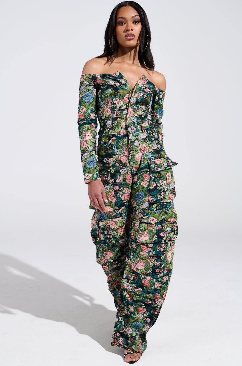 COOLEST IN THE ROOM TAPESTRY JUMPSUIT
